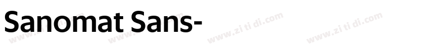 Sanomat Sans字体转换